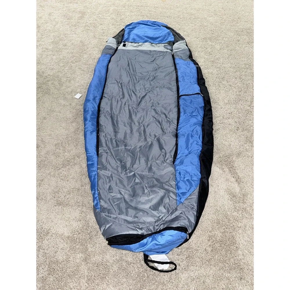 Sleep Cell Cool Vent Premium Sleeping Bag Size 35x85 Blue/Gray Super Warm! Light